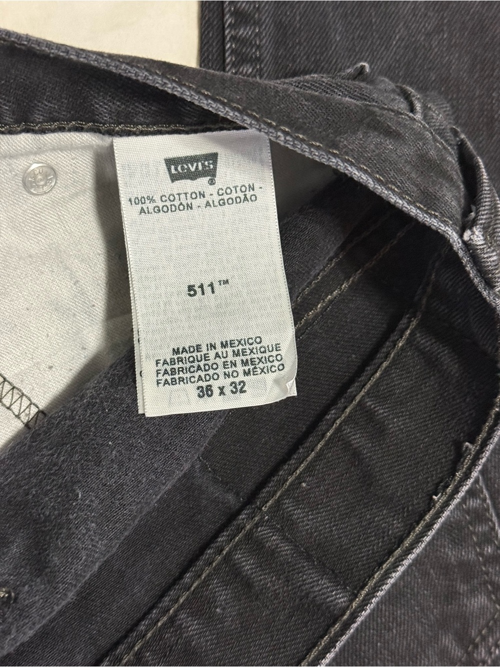 Levi's 511 Slim Men's Jeans - Charcoal Black